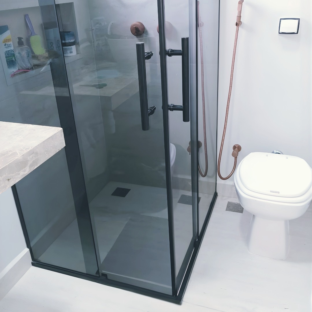 box de vidro temperado para banheiro